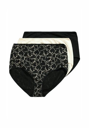 3 PACK OF - HEARTS - Slip - black