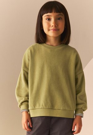 Next Stickad tröja - green