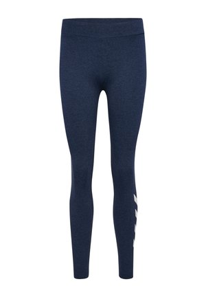 Hummel, PULSE LOGO - Tights - dress blue melange
