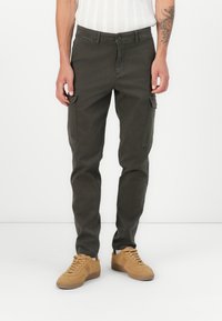 Jack & Jones JPSTACE ARTHUR DOBBY  - Pantalon cargo - beluga