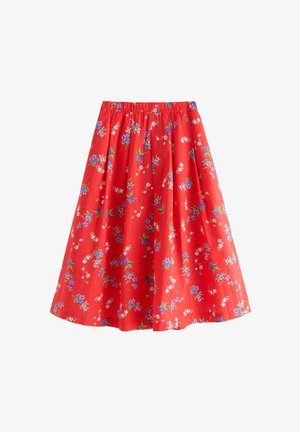 Lindex, MIDI - A-snit nederdel - red