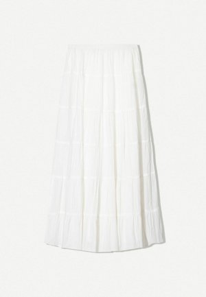 Bershka Maxi szoknya - white