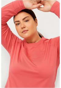 Áhkká FUNKTION LOGO CREWNECK TECH - Sweatshirt - rosa