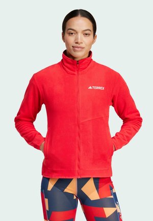 MULTI FULL-ZIP FLEECE - Fleece jacket - pure ruby