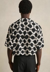 Reiss REGULAR FIT - MAKARB ABSTRACT FLORAL PRINT CUBAN - Ing - black multi