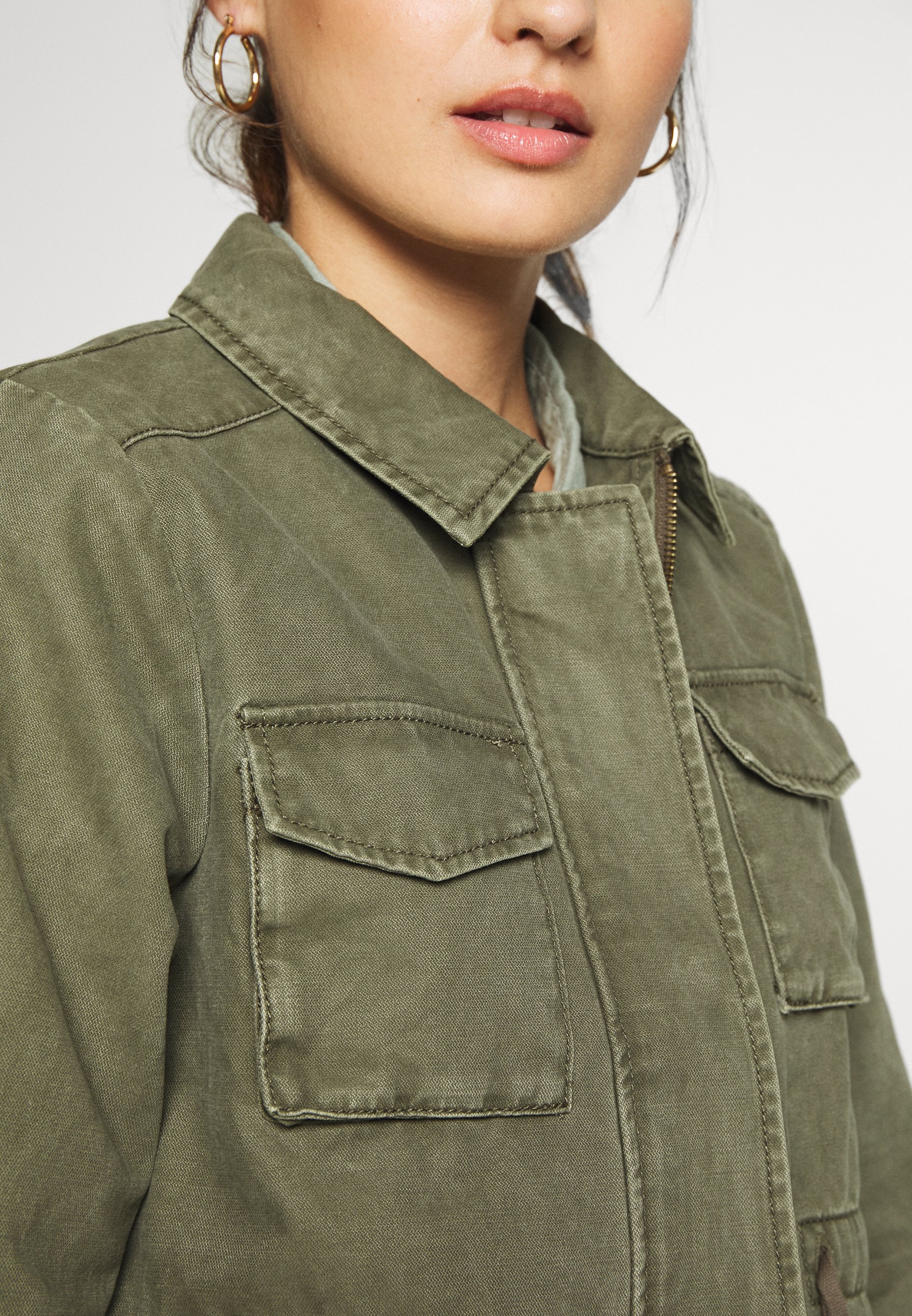 petite army jacket