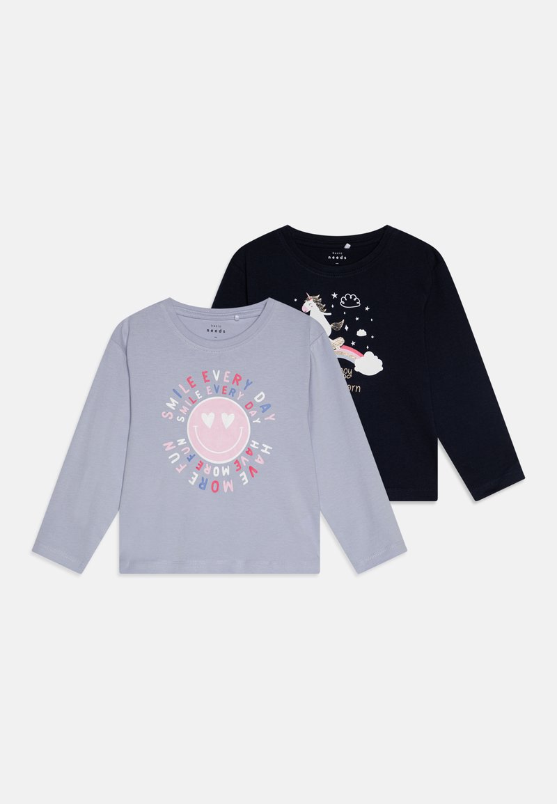 Name it NMFVEEN 2 PACK - Hosszú ujjú felső - dark sapphire/iceland