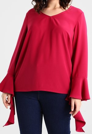 Bluse - dark red