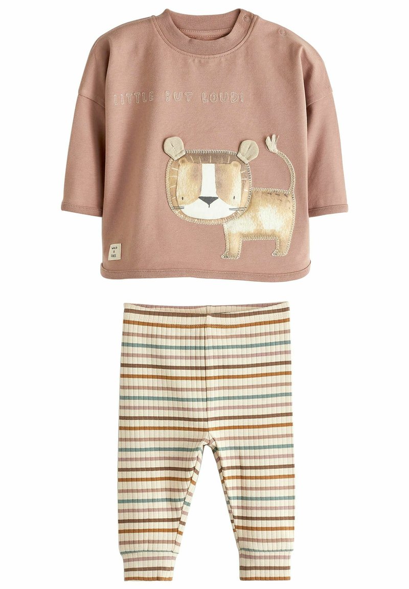 Next 2 PIECE SET - Leggings - Pantaloni - rust brown lion