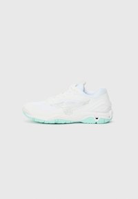 WAVE STEALTH 6 - Zapatillas de balonmano - white/blue tint