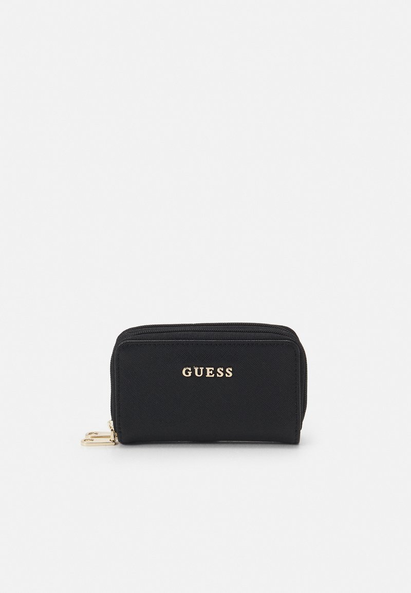 Guess DOUBLE ZIP MINI WALLET Wallet black Zalando.co.uk
