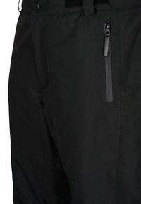 Zizzi MIT TASCHEN UND VERSTELLBARER TAILLE - Hlače - black
