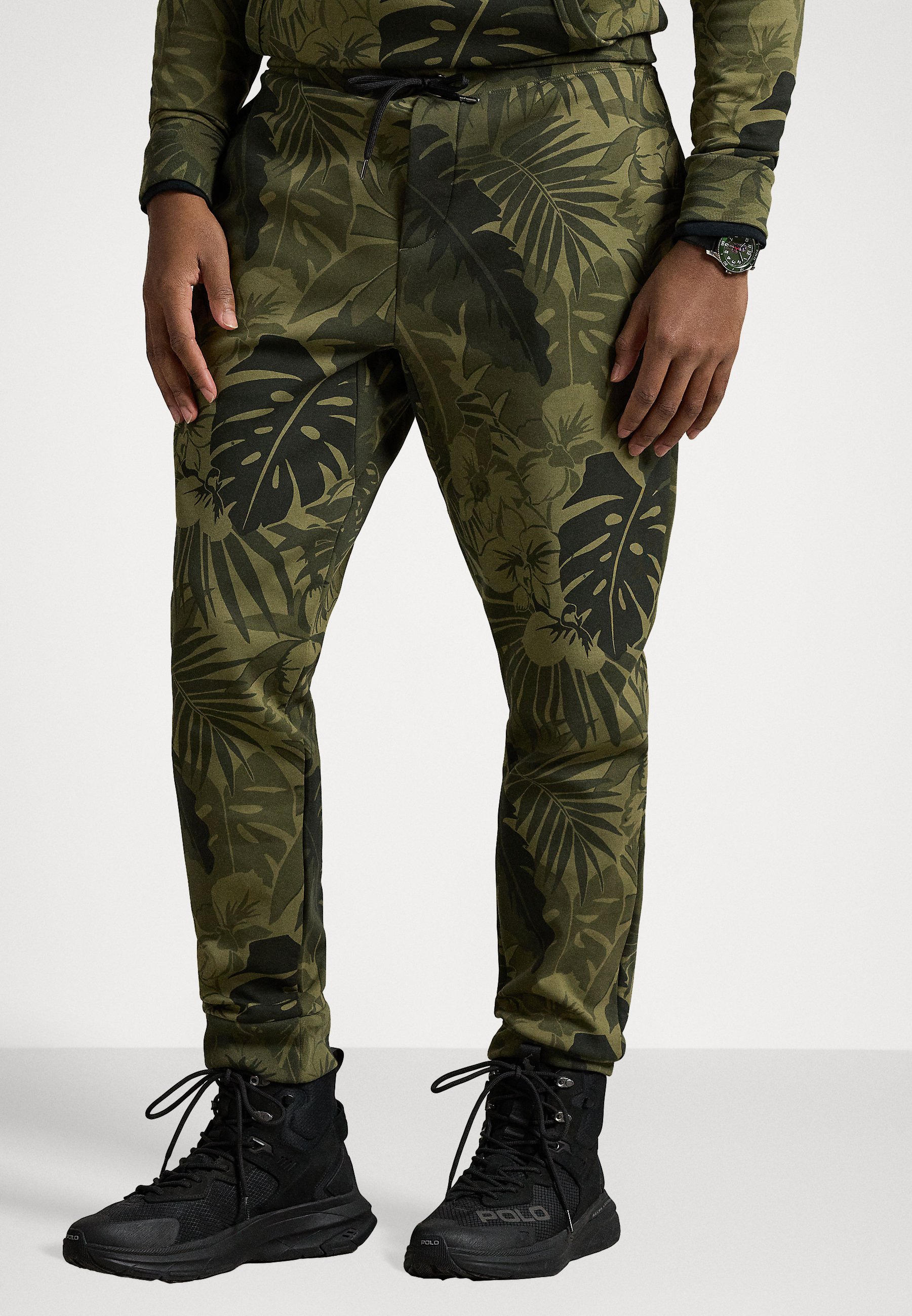 PALM-CAMO DOUBLE-KNIT JOGGER PANT - Tracksuit bottoms