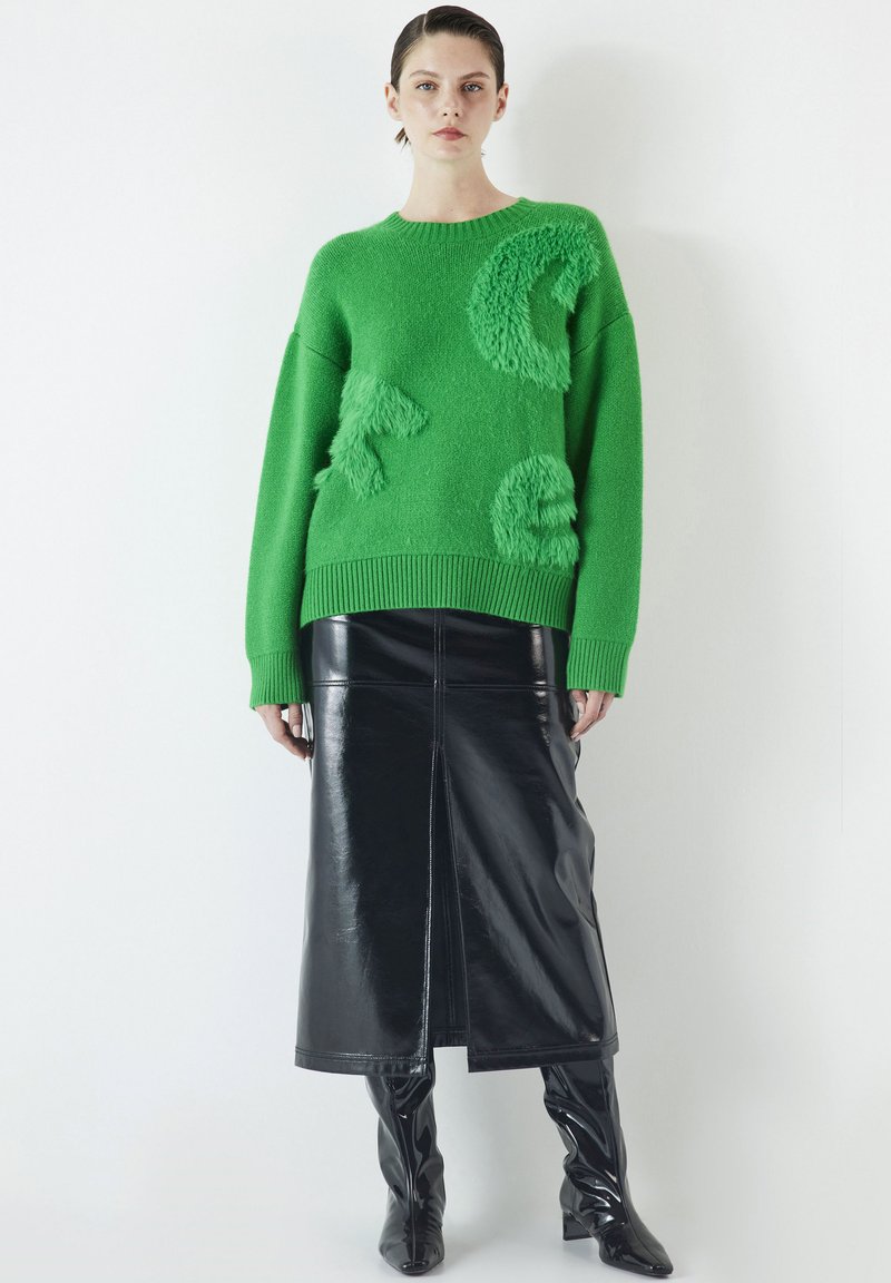 Ipekyol PLUSH GARNILI Stickad Tr ja Green gr n Zalando se ipekyol-plush-garnili-stickad-tr-ja-green-gr-n-zalando-se