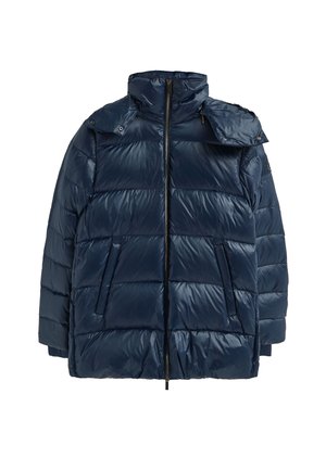PADDED WHITH REMOVABLE HOODED - Dunjacka - navy