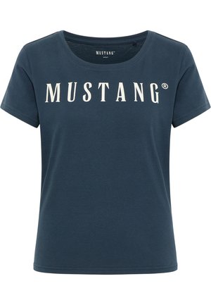 Mustang, T-shirts print - blau