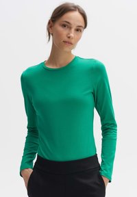 OPUS SMILLA ROS - Langarmshirt - pepper green