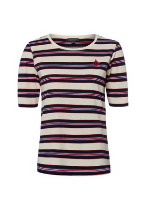 Franco Callegari, FRANCO CALLEGARI T-SHIRT - T-Shirt print - marine ecru