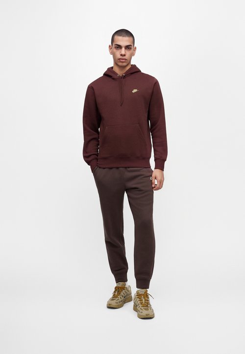 Nike CLUB HOODIE - Hoodie - burgundy crush/metallic gold-coloured — foto 2