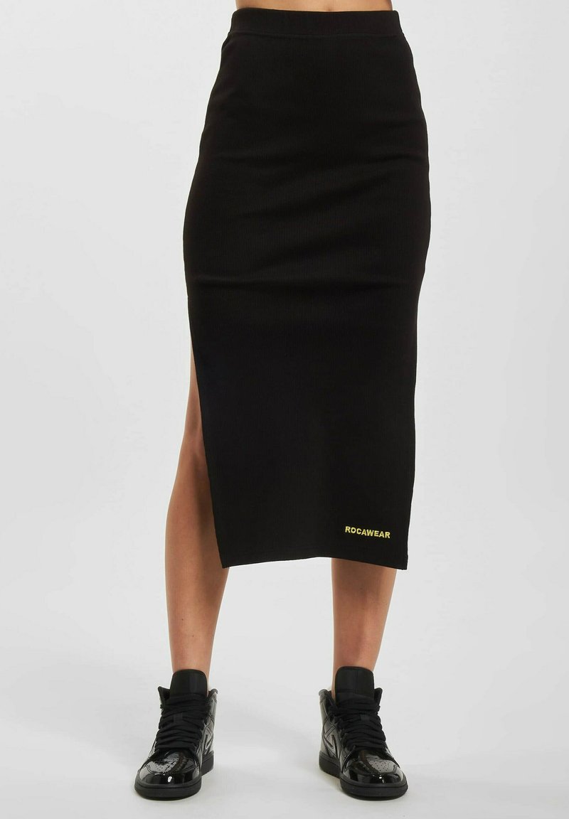 Rocawear MIDI - Fustă tip creion - black