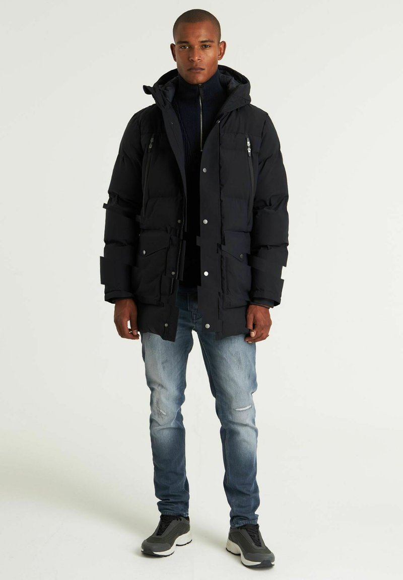 CHASIN’ Wintermantel donkerblauw