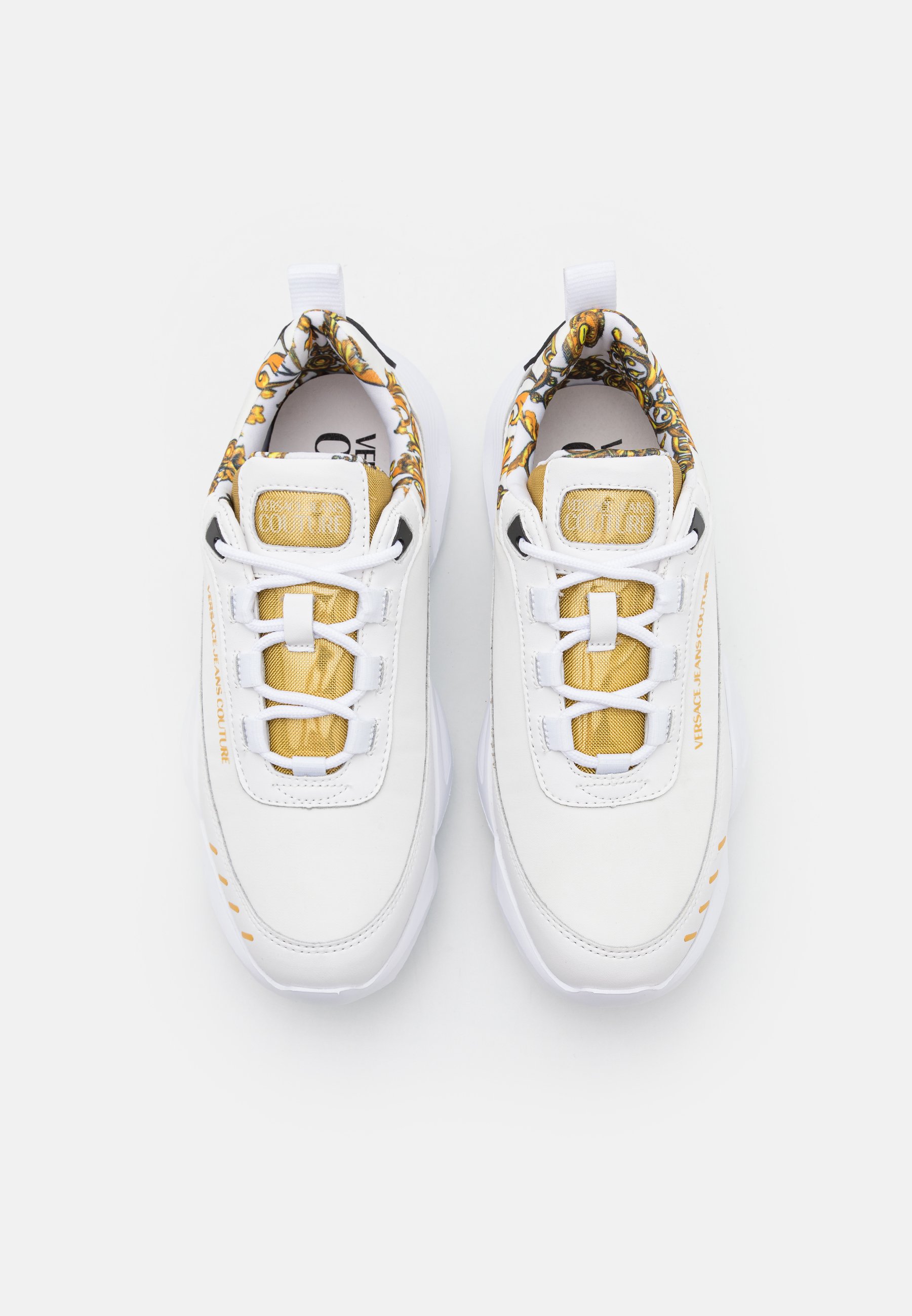 Versace Jeans Couture GRAVITY - Sneakers basse - bianco/gold/bianco -  Zalando.it