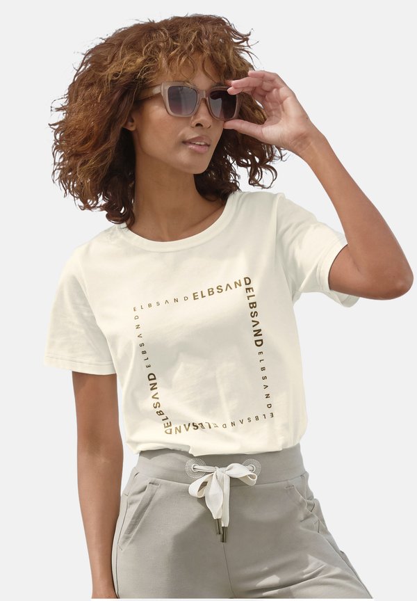T-Shirt print - creme