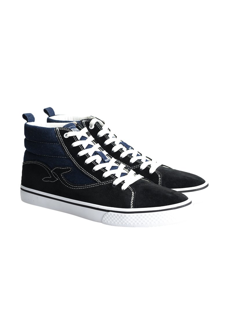 Trussardi Baskets montantes dark denim/denim bleu foncé ZALANDO.FR