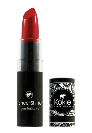 KOKIE SHEER SHINE LIPSTICK - ALL ROSY - Læbestifte - red