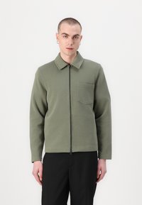Samsøe Samsøe HANNES FULL ZIP - Kardiganas - four leaf clover