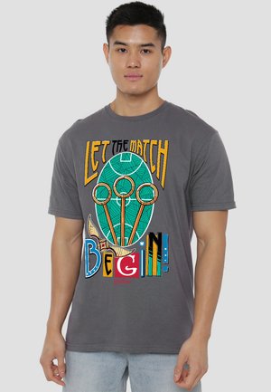 Cotton Soul, HARRY POTTER LET THE MATCH BEGIN QUIDDITCH - Print T-shirt - anthracite