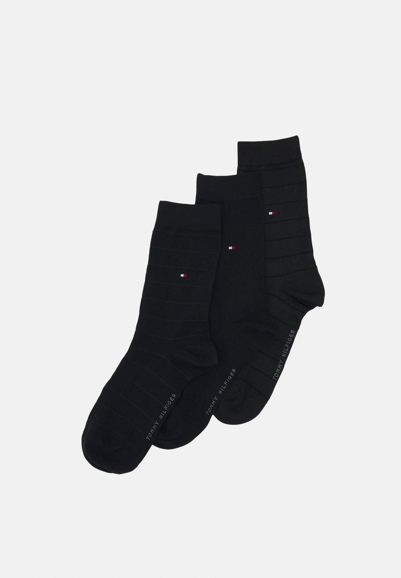 Tommy Hilfiger WOMEN SOCK LUX GIFTBOX 3 PACK Calcetines black/negro