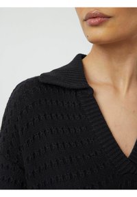 YAS Strikket kjole - black