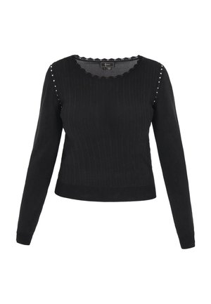 faina, Strickpullover - black