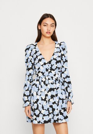 Monki Φόρεμα πουκάμισο - light blue