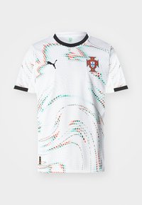 PORTUGAL 2025 AWAY - T-shirt imprimé - white/black