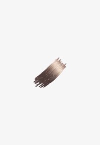 Brun metallisk färgprov med en texturerad yta, som visar en subtil glans och varierande tjocklek över sträckningen.
