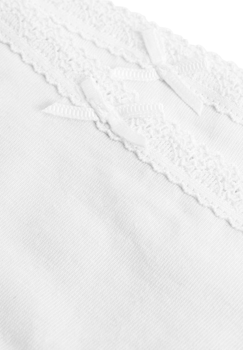 Next - 10 PACK HIPSTER  - Slip - white lace trim, Vergroten