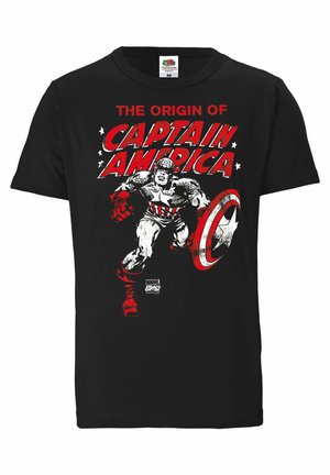 THE ORIGIN OF CAPTAIN AMERICA - Print T-shirt - schwarz