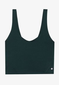 ESSENTIAL QUICK DRY CROPPED FITTED SLEEVELESS TOP - Top - dark green