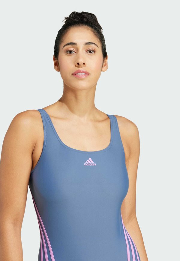 ADIDAS 3-STRIPES - Swimsuit - preloved ink   preloved purple4