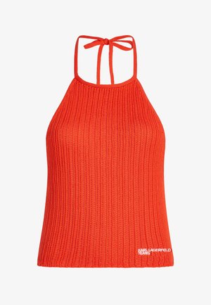 Karl Lagerfeld Jeans, KNITTED HALTERNECK - Top - grenadine