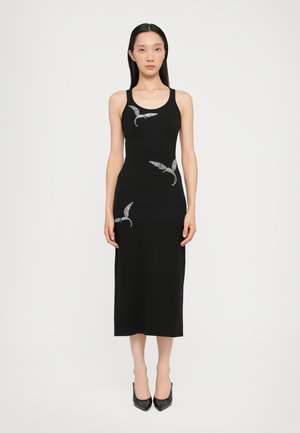 HUMMINGBIRD RHINESTONE TANK DRESS - Ballkleid - black/silver