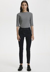 Karen by Simonsen CANDACEKB  - Blūze - gray melange night sky stripe