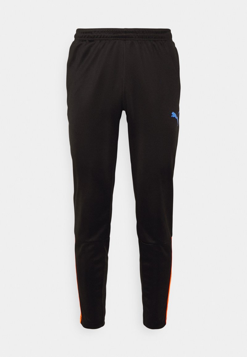 Puma TEAMLIGA PANTS - Pantalones deportivos - black/blue glimmer/negro -