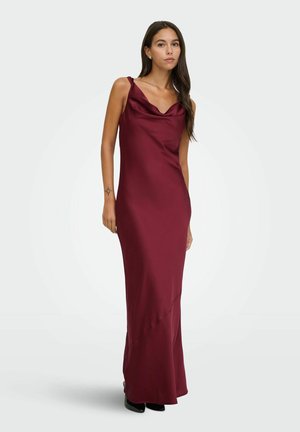 JDY, KLEID JDYINES LANGES KLEID - Robe de cocktail - cabernet