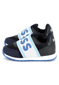 BOSS Kidswear - TRAINERS UNISEX - Čevlji za dojenčke - bleu cargo Miniaturna slika 1