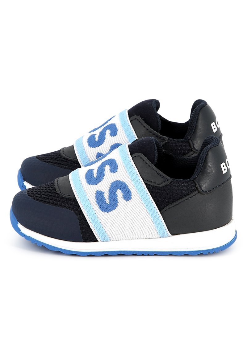 BOSS Kidswear - TRAINERS UNISEX - Čevlji za dojenčke - bleu cargo, Povečajte