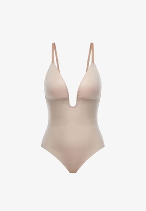 Spanx SUIT YOUR FANCY LOW BACK THONG BODYSUIT - Body - champagne beige