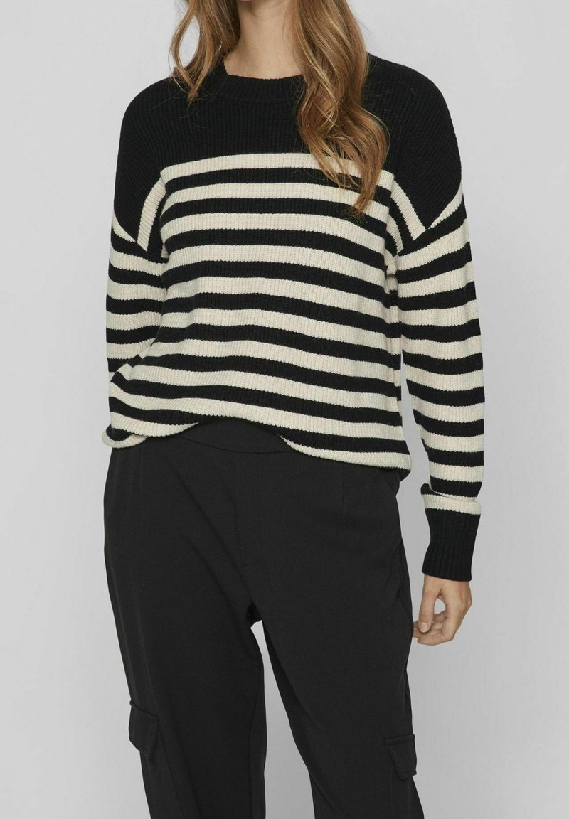 VILA Pullover - black